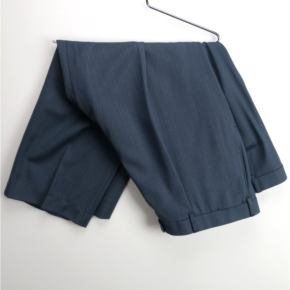 Mens Dress Pants 46x25 Short Inseam Pleated Wool Trousers | Hart Schaffner Marx